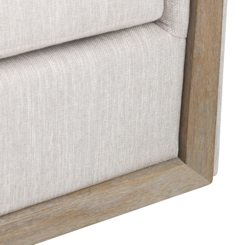 Bennett Beige/Brown Swivel Accent Chair by Crestview at Eve Furniture