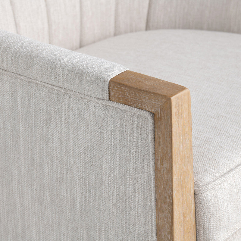 Bennett Beige/Tan Accent Chair by Crestview at Eve Furniture
