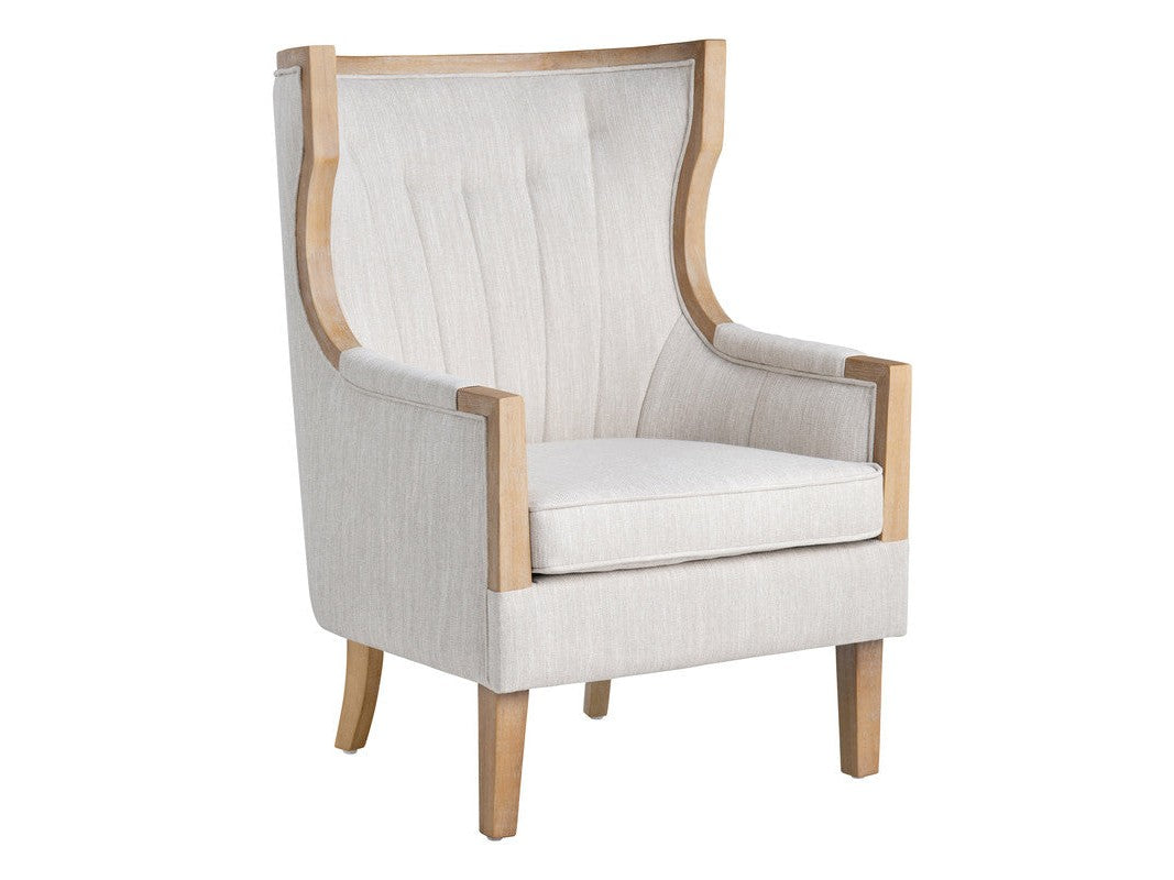 Bennett Beige/Tan Accent Chair by Crestview at Eve Furniture