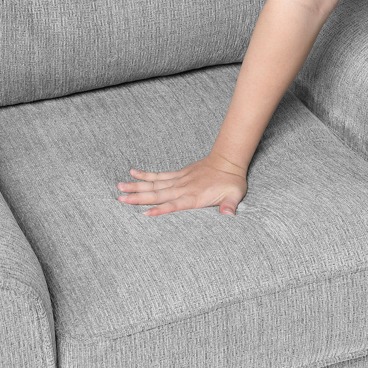 Bennett Gray Sofa by Homelegance at Eve Furniture