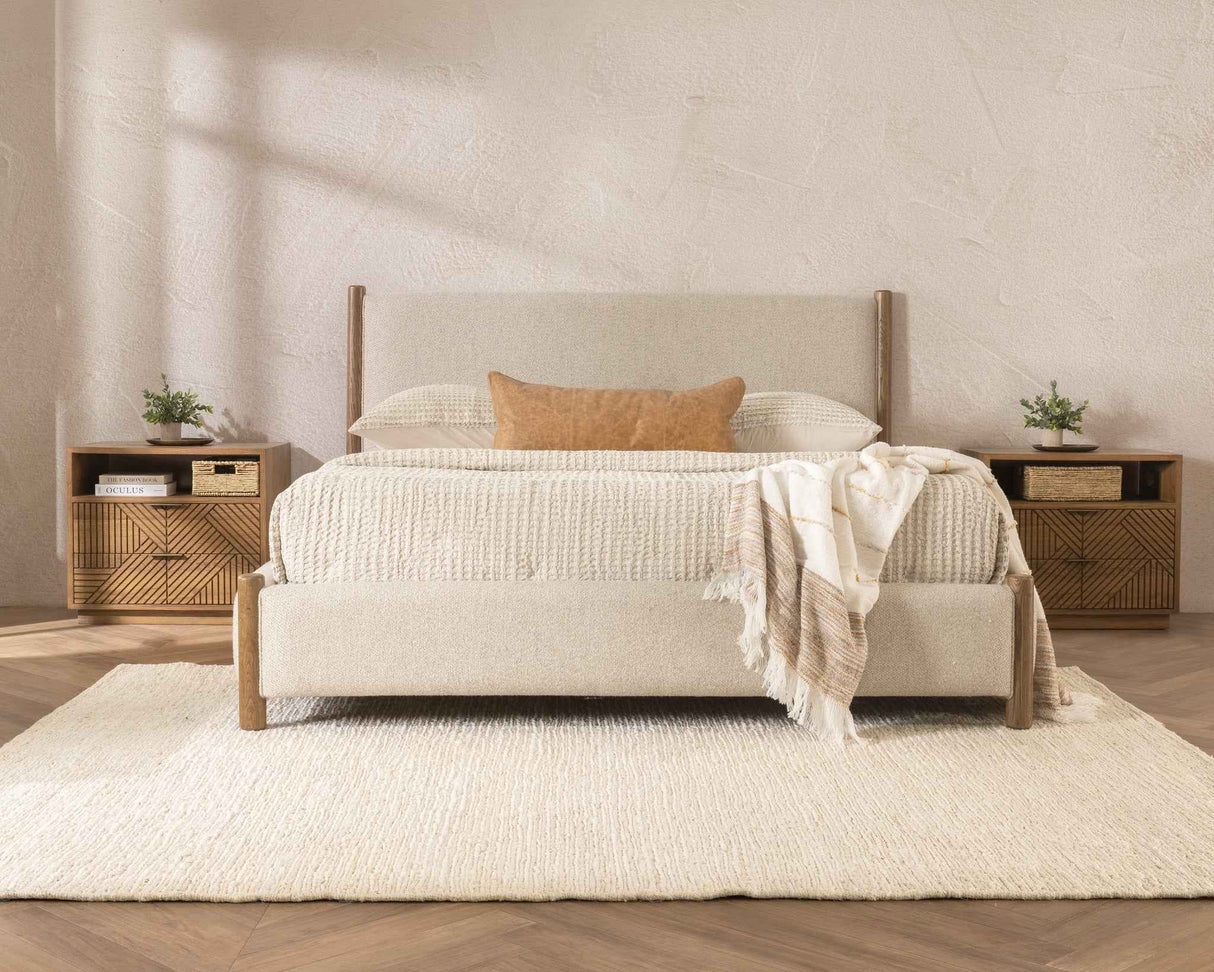 Bennington Dusty Beige Bed by Classic Home at Eve Furniture