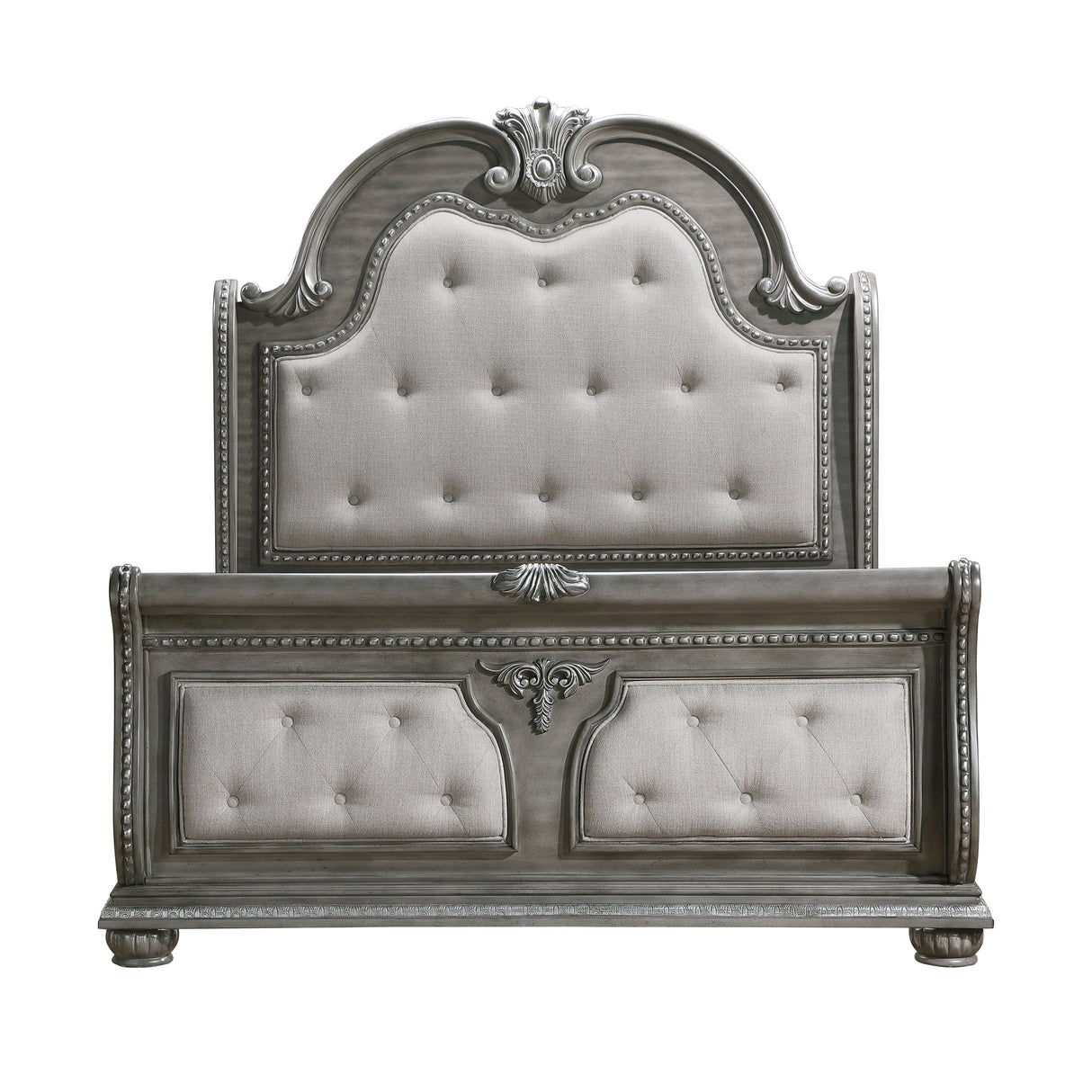 Bennington Gray California King Bed by Homelegance at Eve Furniture