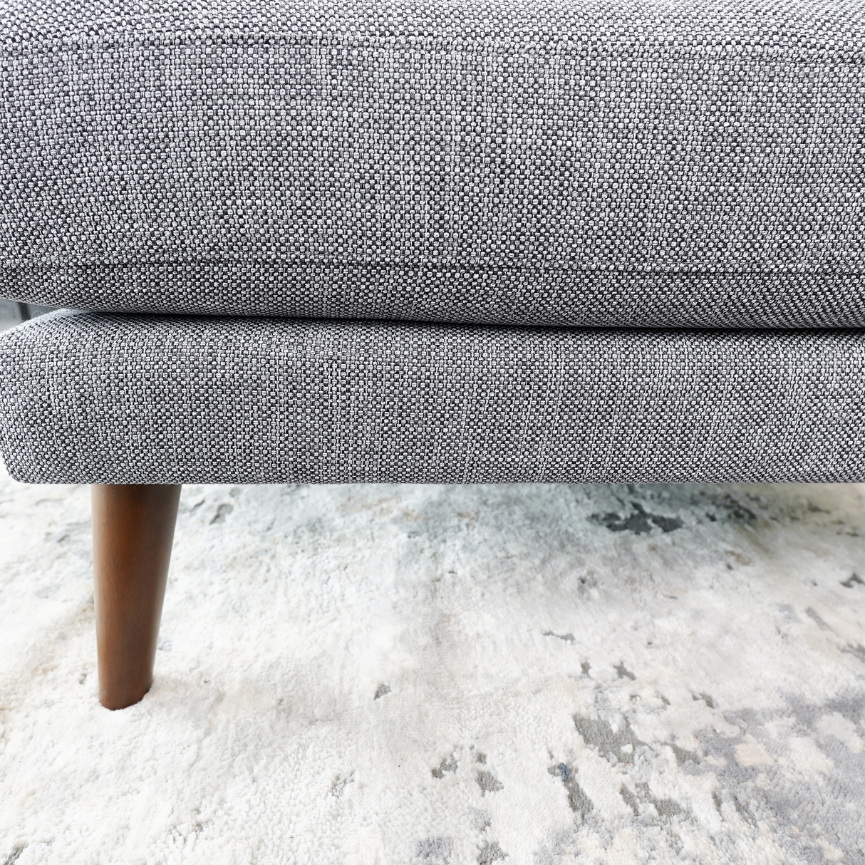 Benson Grey Fabric Sectional Sofa Right Facing Chaise by Ashcroft Imports at Eve Furniture