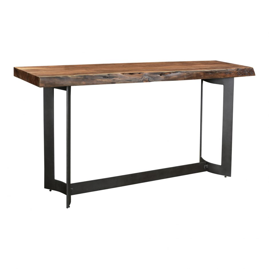 Bent Console Table - Brown by Moe's Home at Eve Furniture