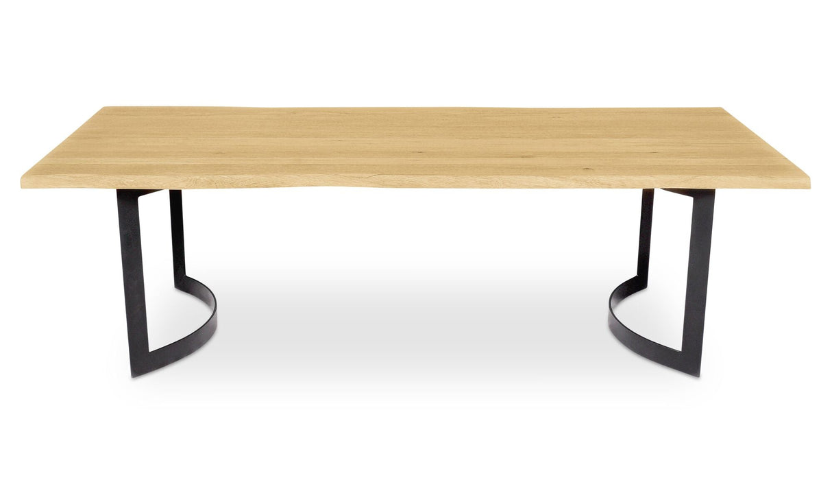 Bent Dining Table Small Oak by Moe's Home at Eve Furniture