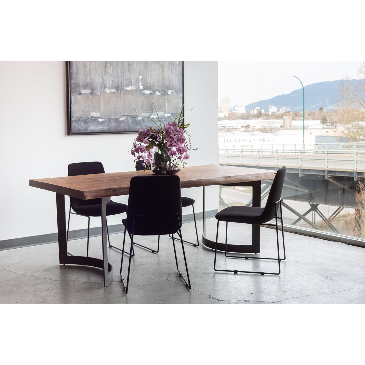 Bent Natural Extra Small Dining Table by Moe's Home at Eve Furniture