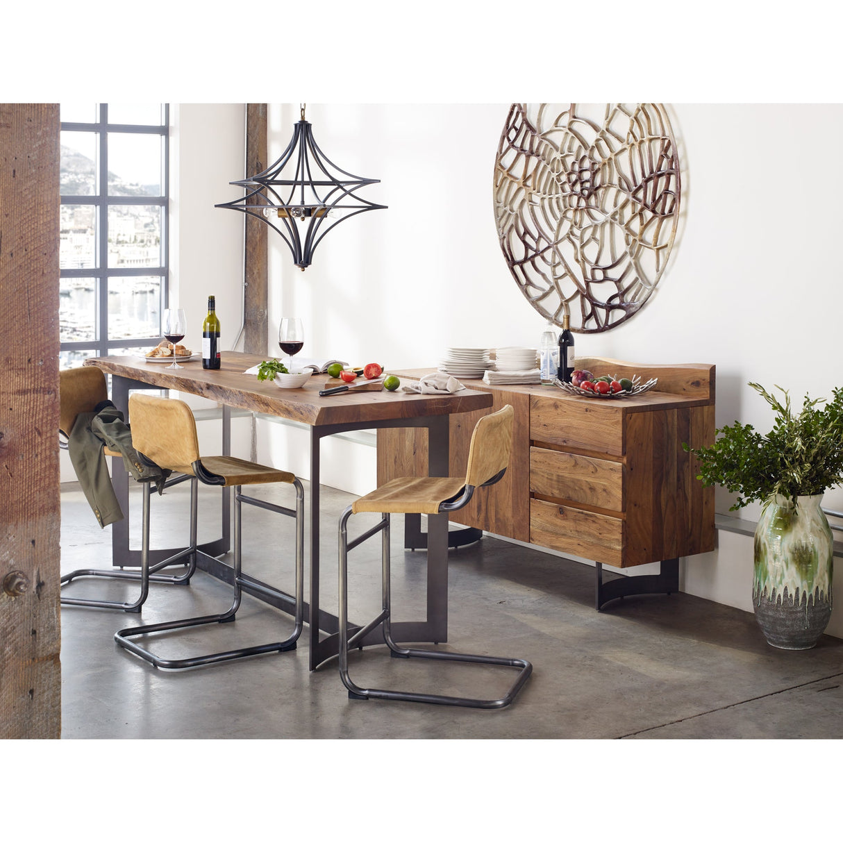 Bent Natural Sideboard by Moe's Home at Eve Furniture