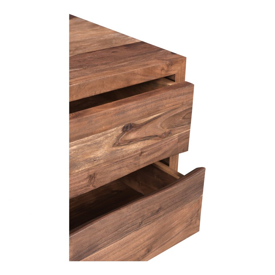 Bent Nightstand - Brown by Moe's Home at Eve Furniture