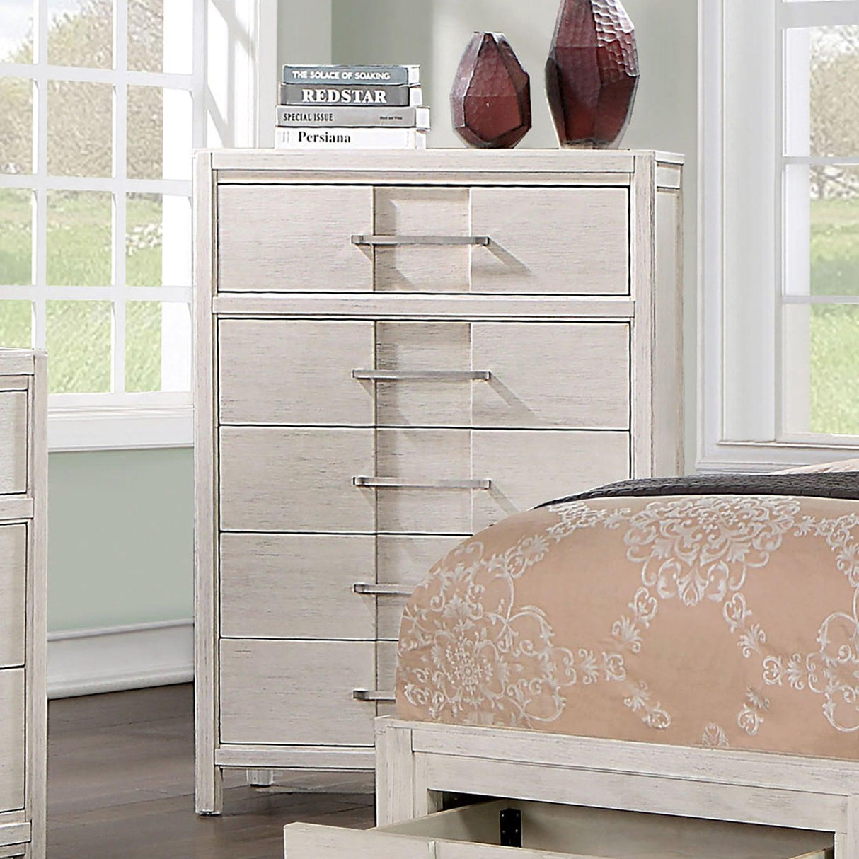 Berenice White Chest by Furniture of America at Eve Furniture