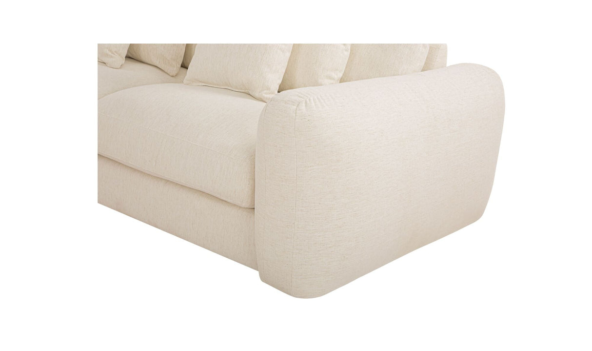 Berga Sectiona Oat by Moe's Home at Eve Furniture