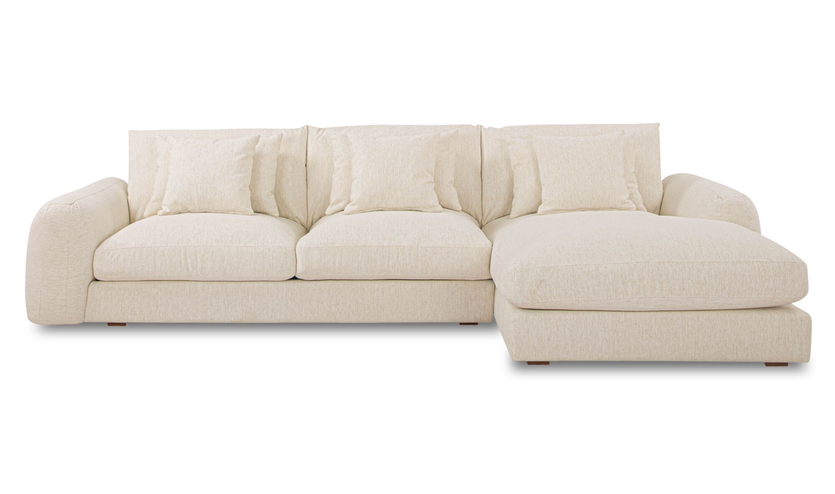 Berga Sectiona Oat by Moe's Home at Eve Furniture