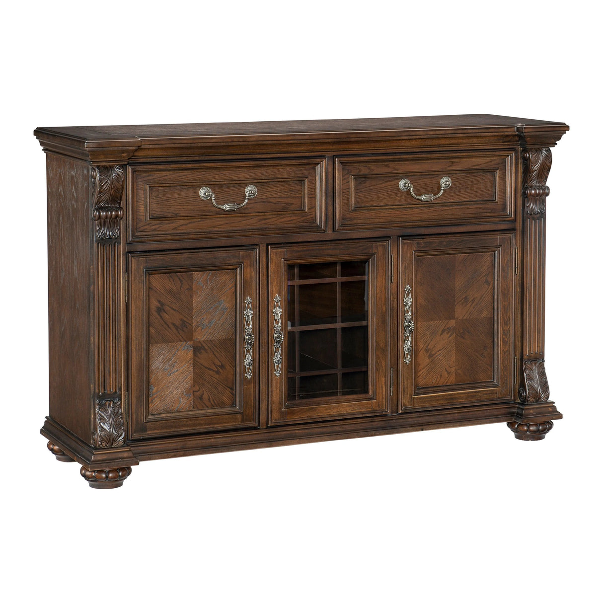 Bergen Dark Oak Server by Homelegance at Eve Furniture
