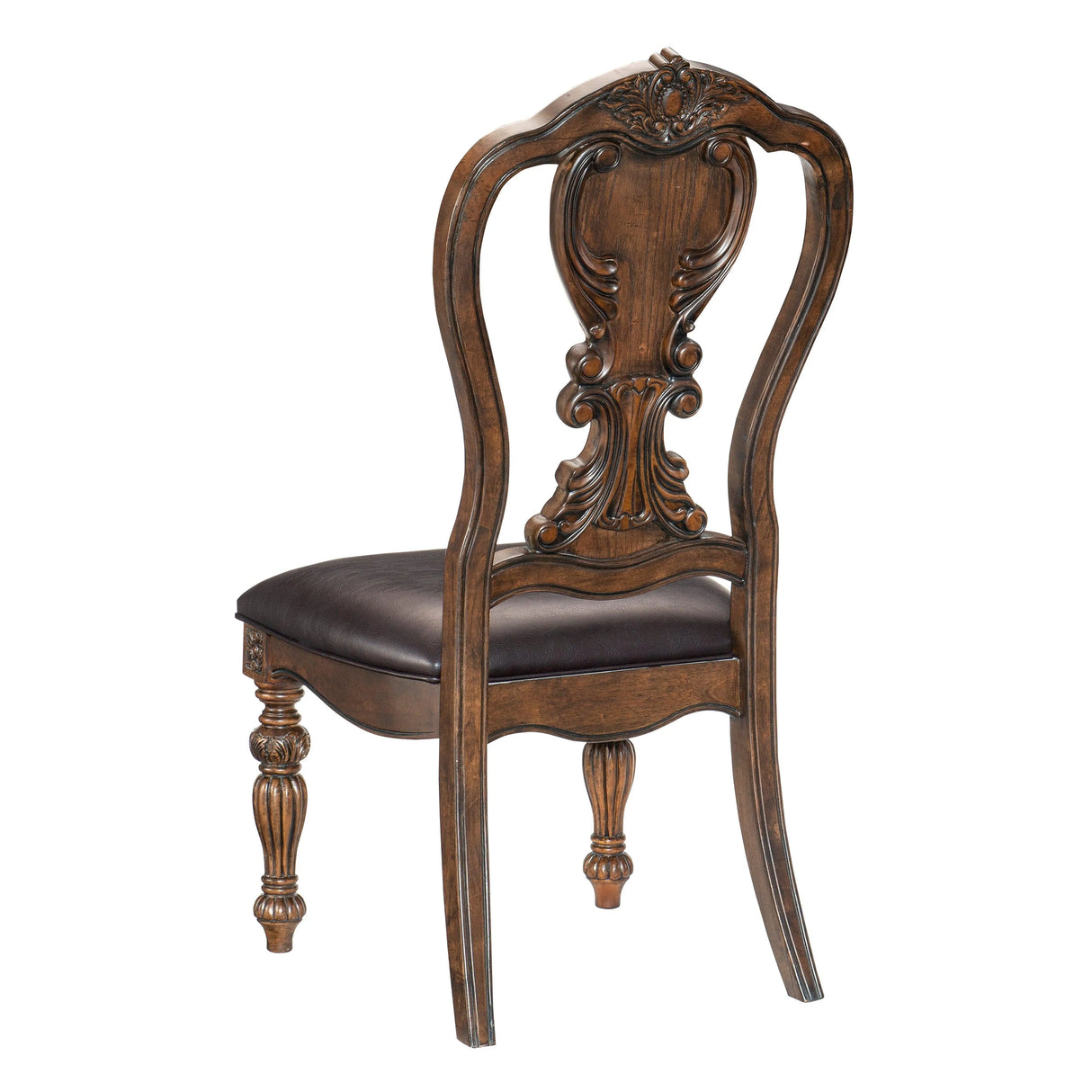 Bergen Dark Oak Side Chair, Set of 2 by Homelegance at Eve Furniture