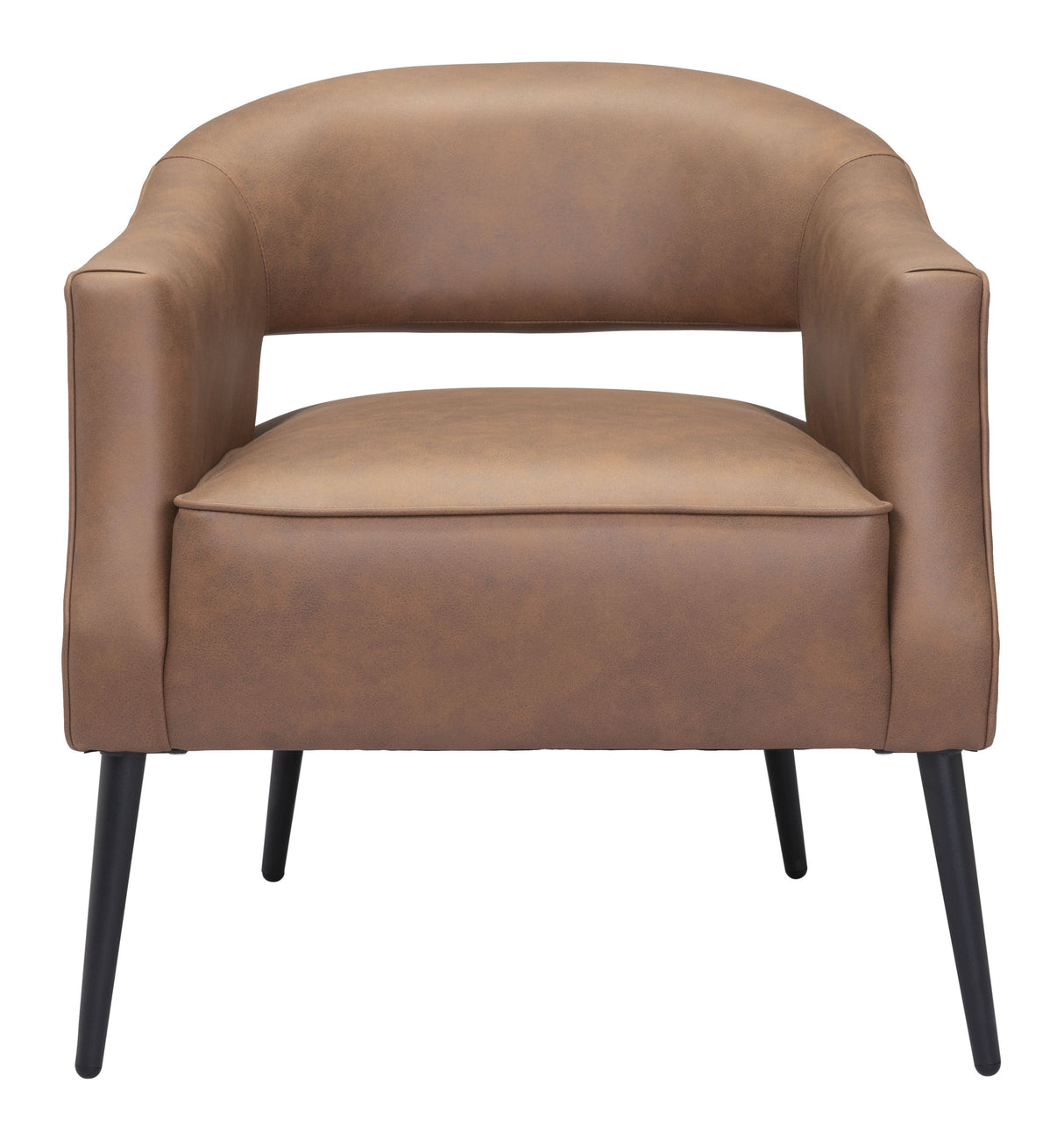 Berkeley Vintage Brown Accent Chair by Zuomod at Eve Furniture