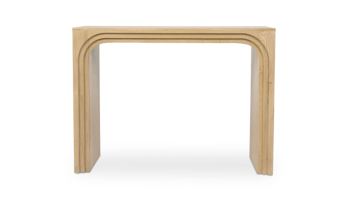 Berkley Console Table Natural by Moe's Home at Eve Furniture