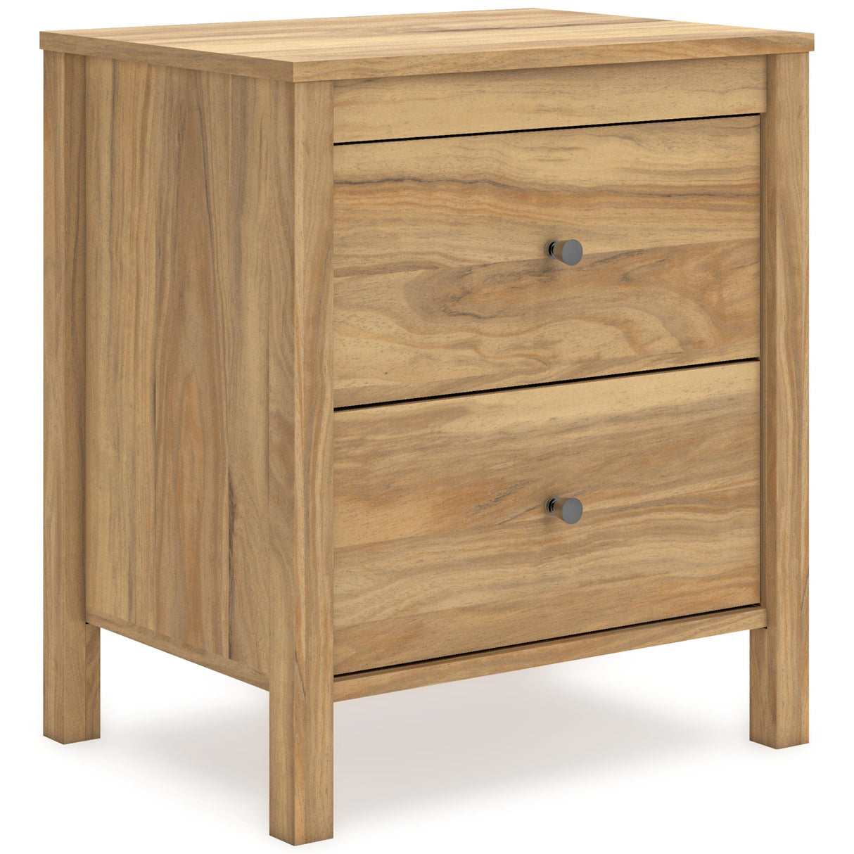 Bermacy Full Panel Headboard with Dresser and Nightstand in Light Brown by Ashley at Eve Furniture