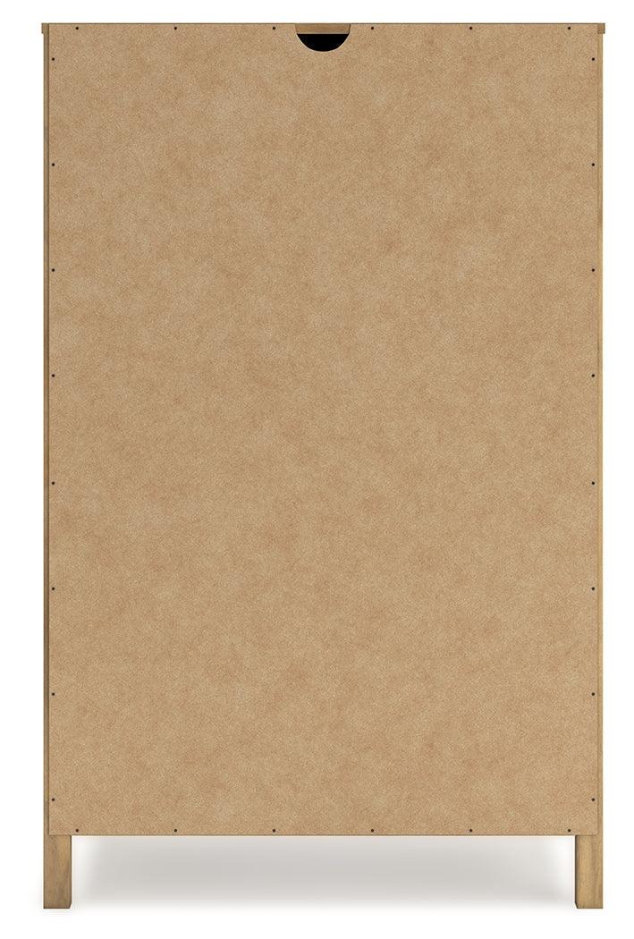 Bermacy Light Brown Chest of Drawers by Ashley at Eve Furniture