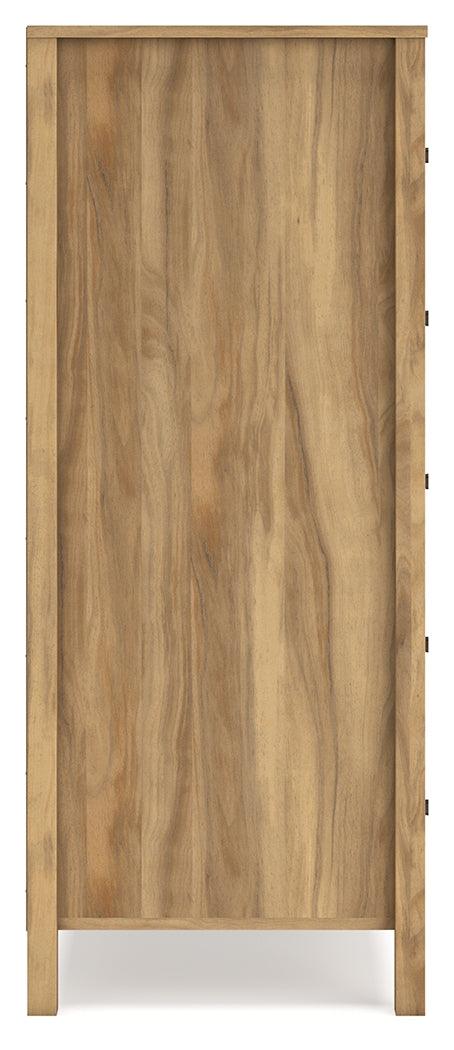 Bermacy Light Brown Chest of Drawers by Ashley at Eve Furniture