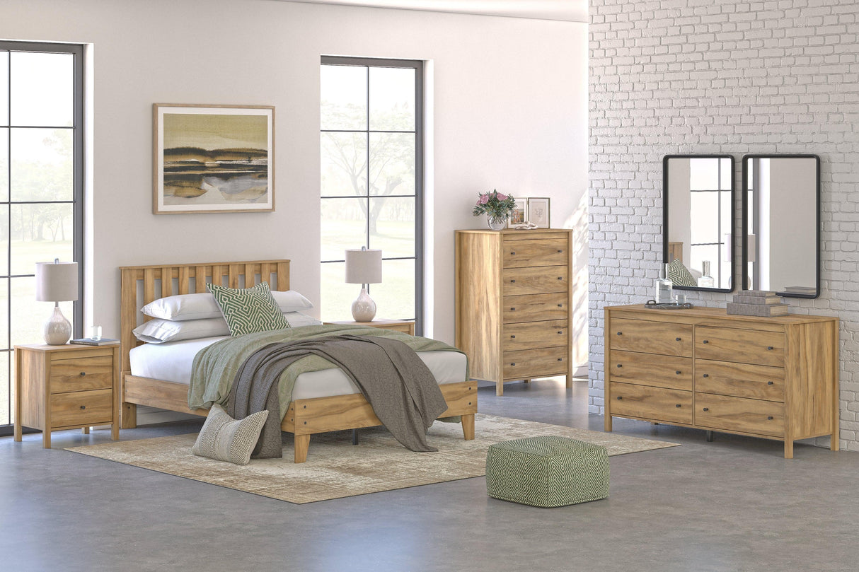 Bermacy Light Brown Dresser by Ashley at Eve Furniture