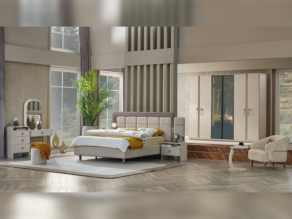 Bern Bed Frame With Headboard by Furnia at Eve Furniture
