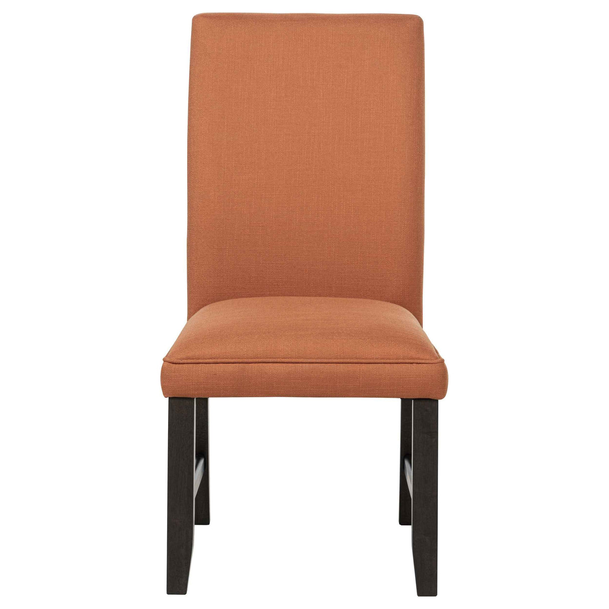 Berning Salmon/Orange Fabric Upholstered Parson Side Chair (Set of 2) by Coaster at Eve Furniture