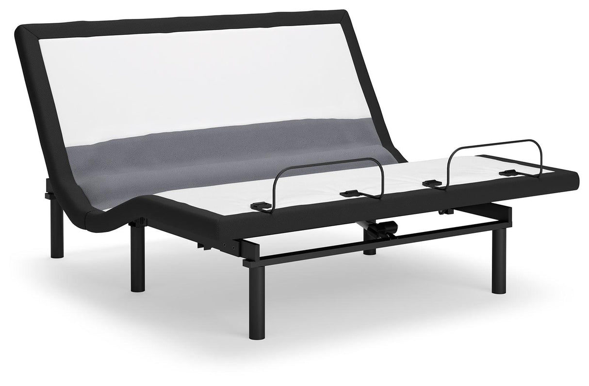 Best Base with Lumbar and Audio Black California King Adjustable Base by Ashley at Eve Furniture