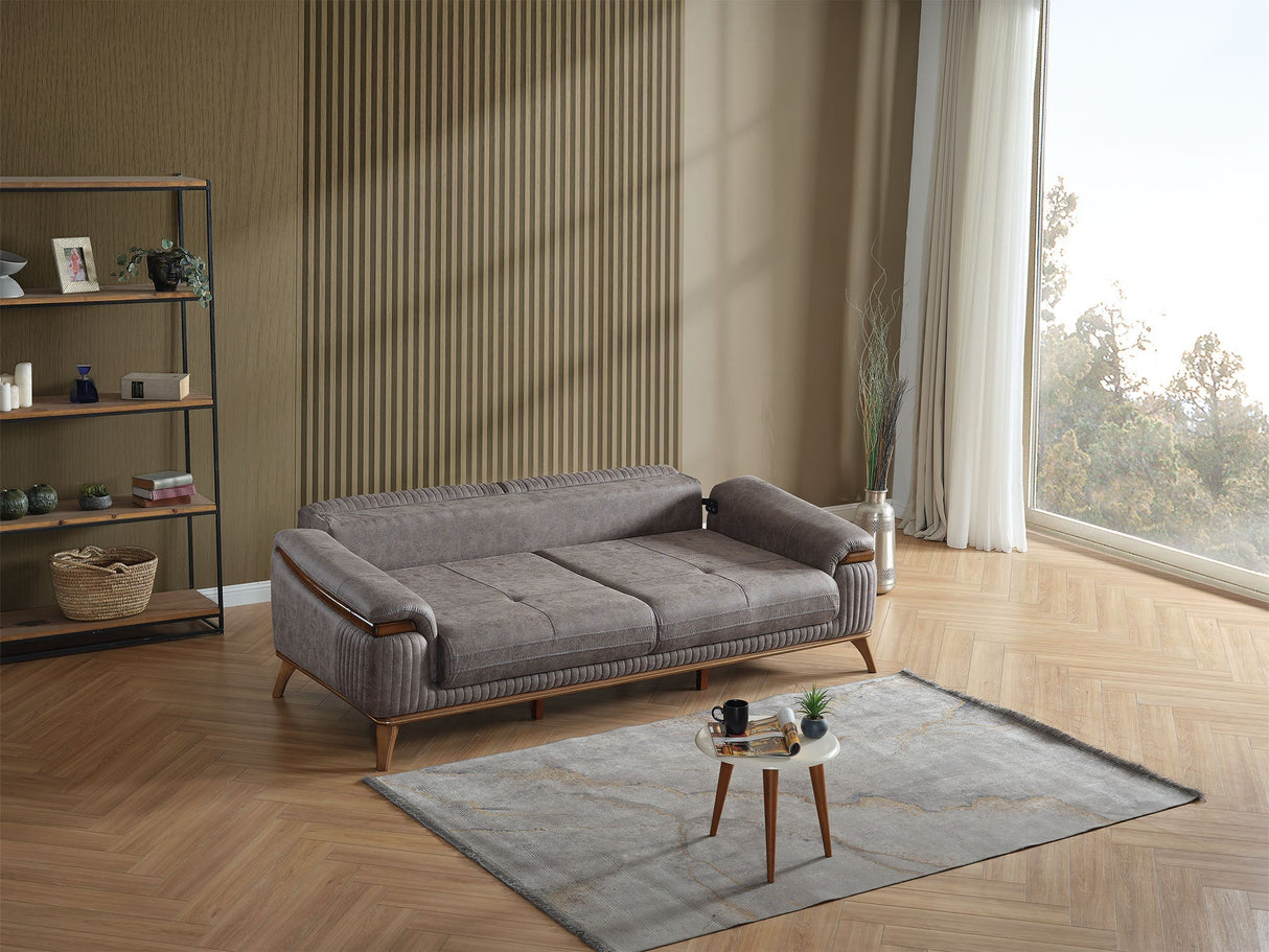 Beta 3-pieces (Sofa & Loveseat & Chair) Livingroom Set in Fume by Furnia at Eve Furniture