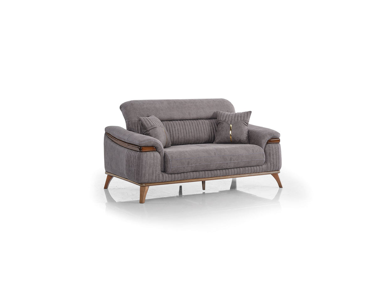 Beta 3-pieces (Sofa & Loveseat & Chair) Livingroom Set in Fume by Furnia at Eve Furniture