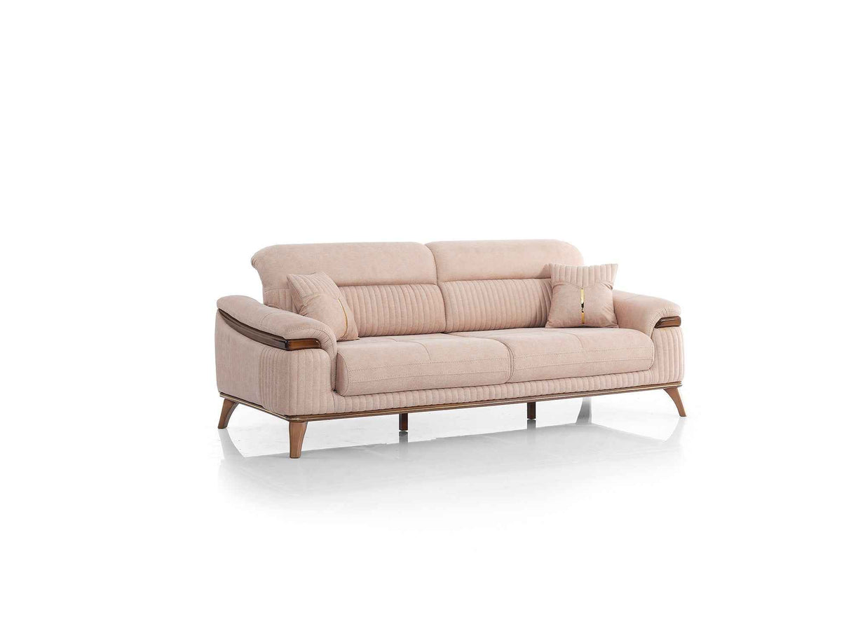Beta Beige Convertible Sofa by Furnia at Eve Furniture