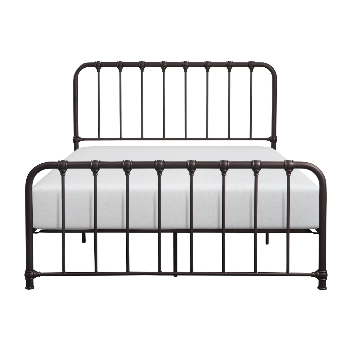 Bethany Dark Bronze Queen Metal Platform Bed by Homelegance at Eve Furniture