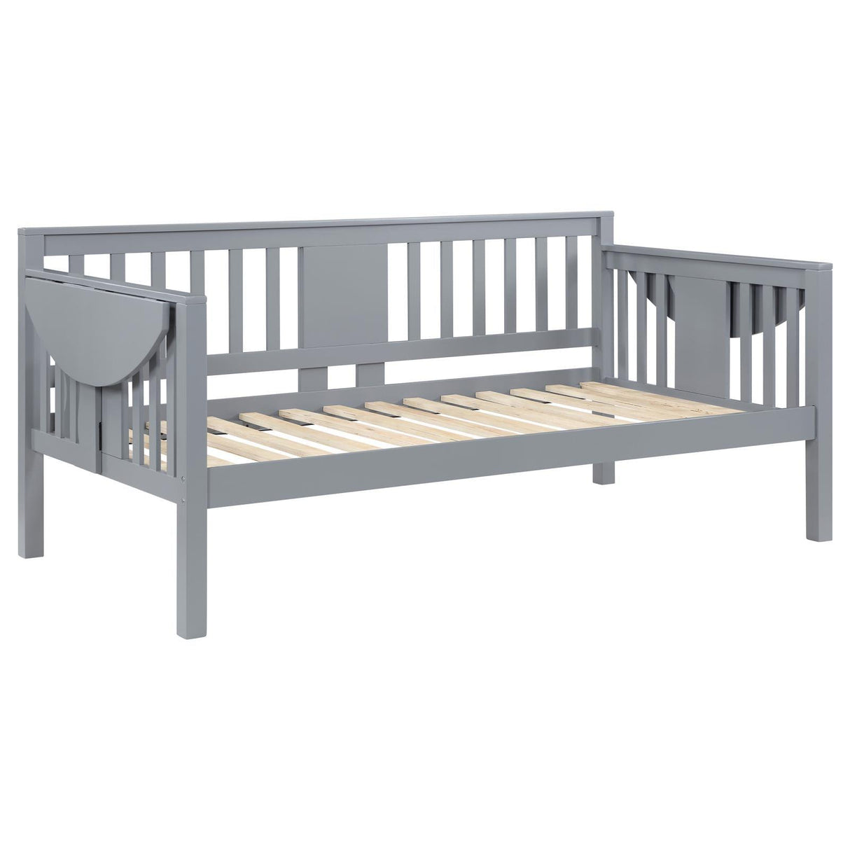 Bethany Wood Twin Daybed with Drop-down Tables Grey by Coaster at Eve Furniture