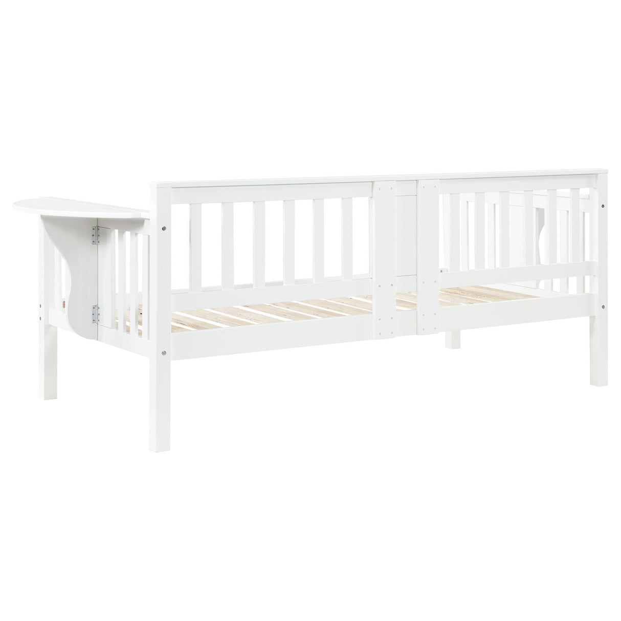 Bethany Wood Twin Daybed with Drop-down Tables White by Coaster at Eve Furniture