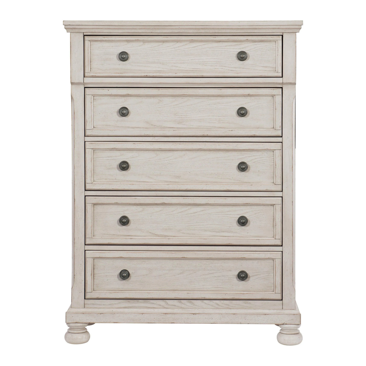 Bethel Wire Brushed White Chest by Homelegance at Eve Furniture