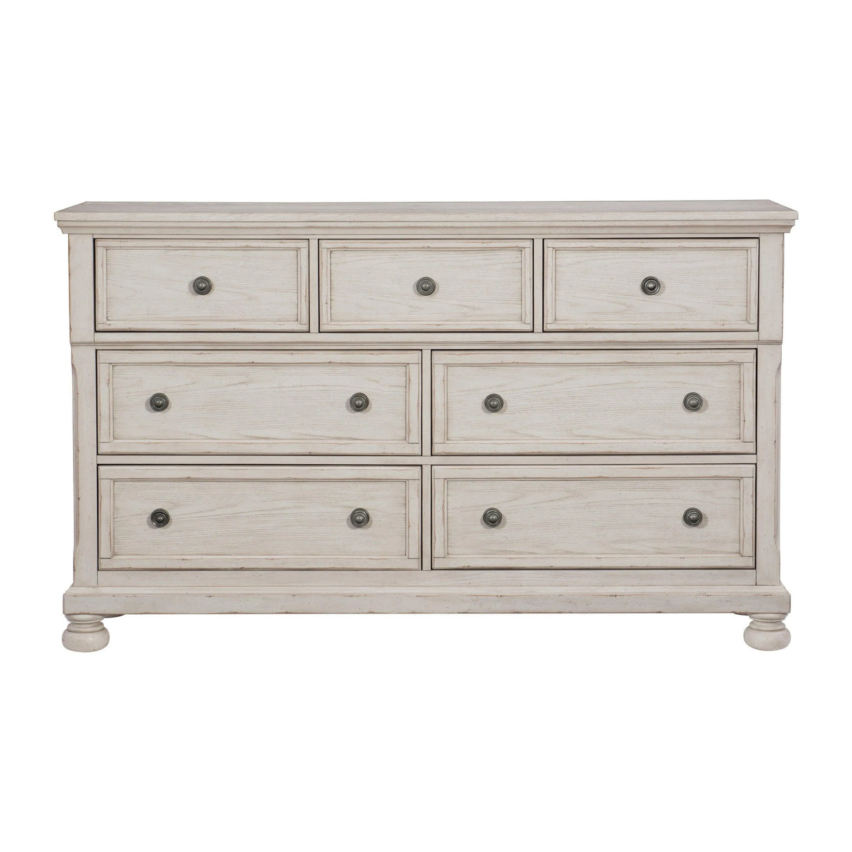 Bethel Wire Brushed White Dresser by Homelegance at Eve Furniture