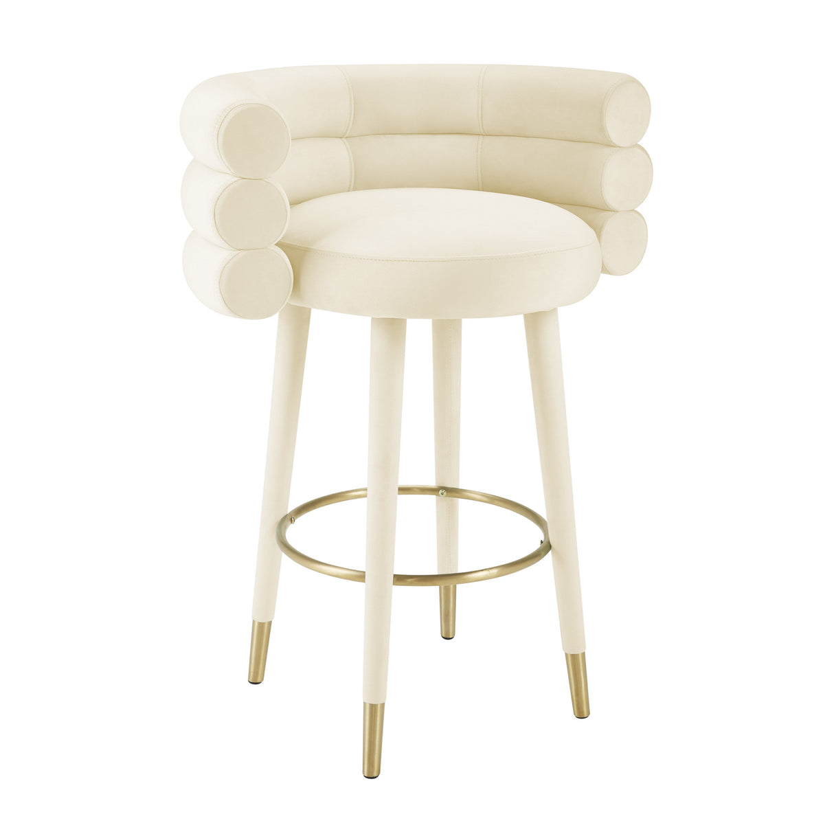 Betty Velvet Stool by TOV Furniture at Eve Furniture