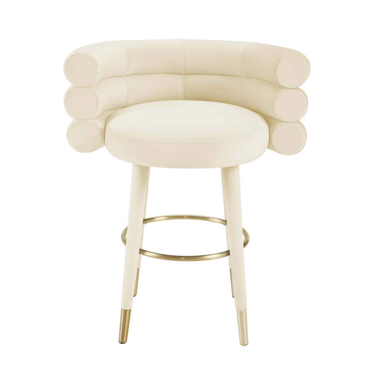 Betty Velvet Stool by TOV Furniture at Eve Furniture