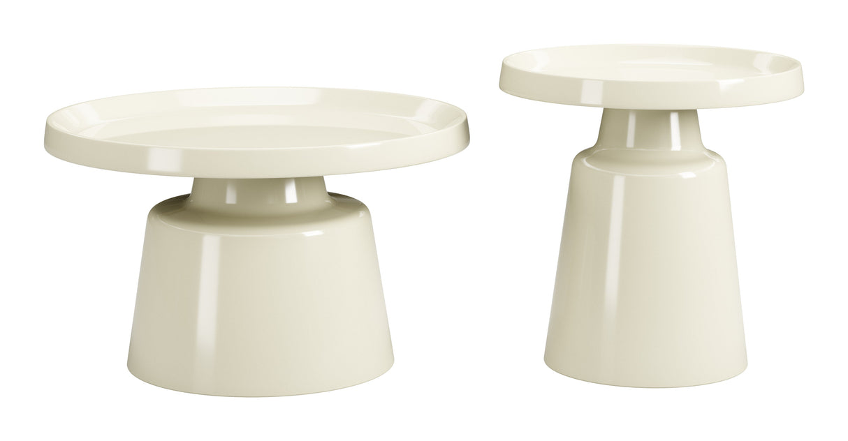 Beurre Ivory Coffee Table Set (2-Piece) by Zuomod at Eve Furniture