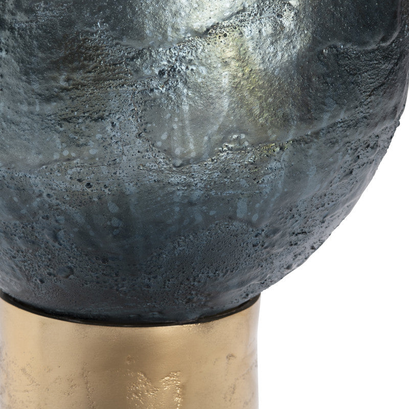 Beverly Blue/Gold Table Lamp by Crestview at Eve Furniture
