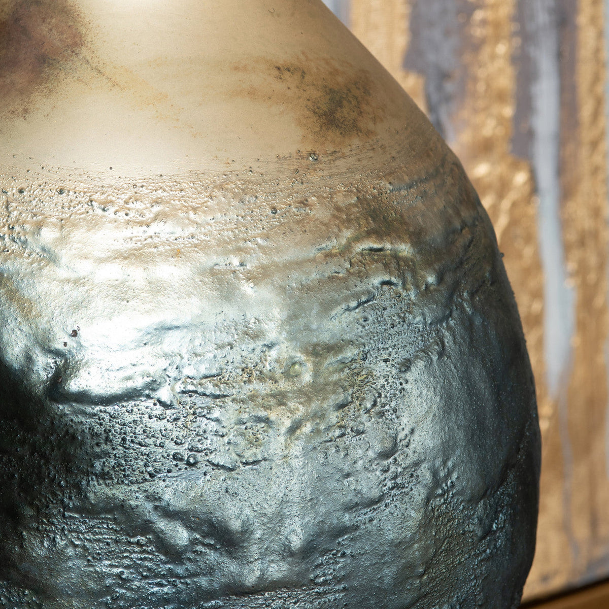 Beverly Blue/Gold Table Lamp by Crestview at Eve Furniture