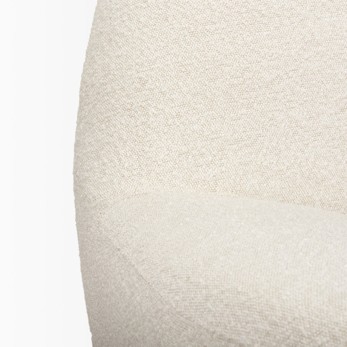 Beverly Cream Boucle Accent Chair by Mercana at Eve Furniture
