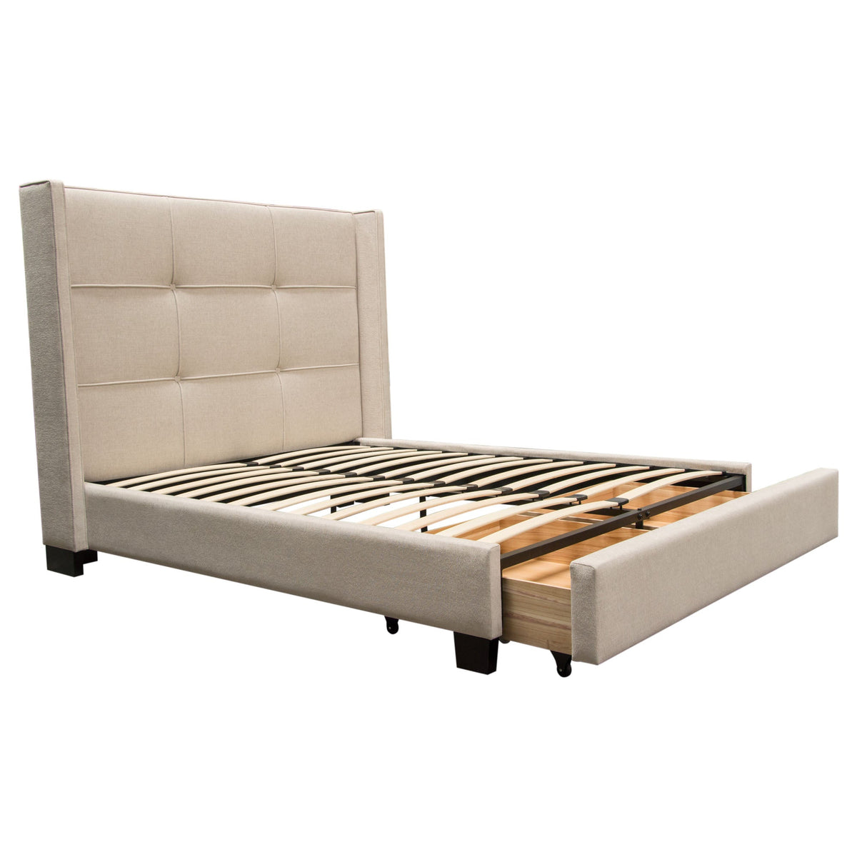 Beverly Sand Queen Bed by Diamond Sofa at Eve Furniture