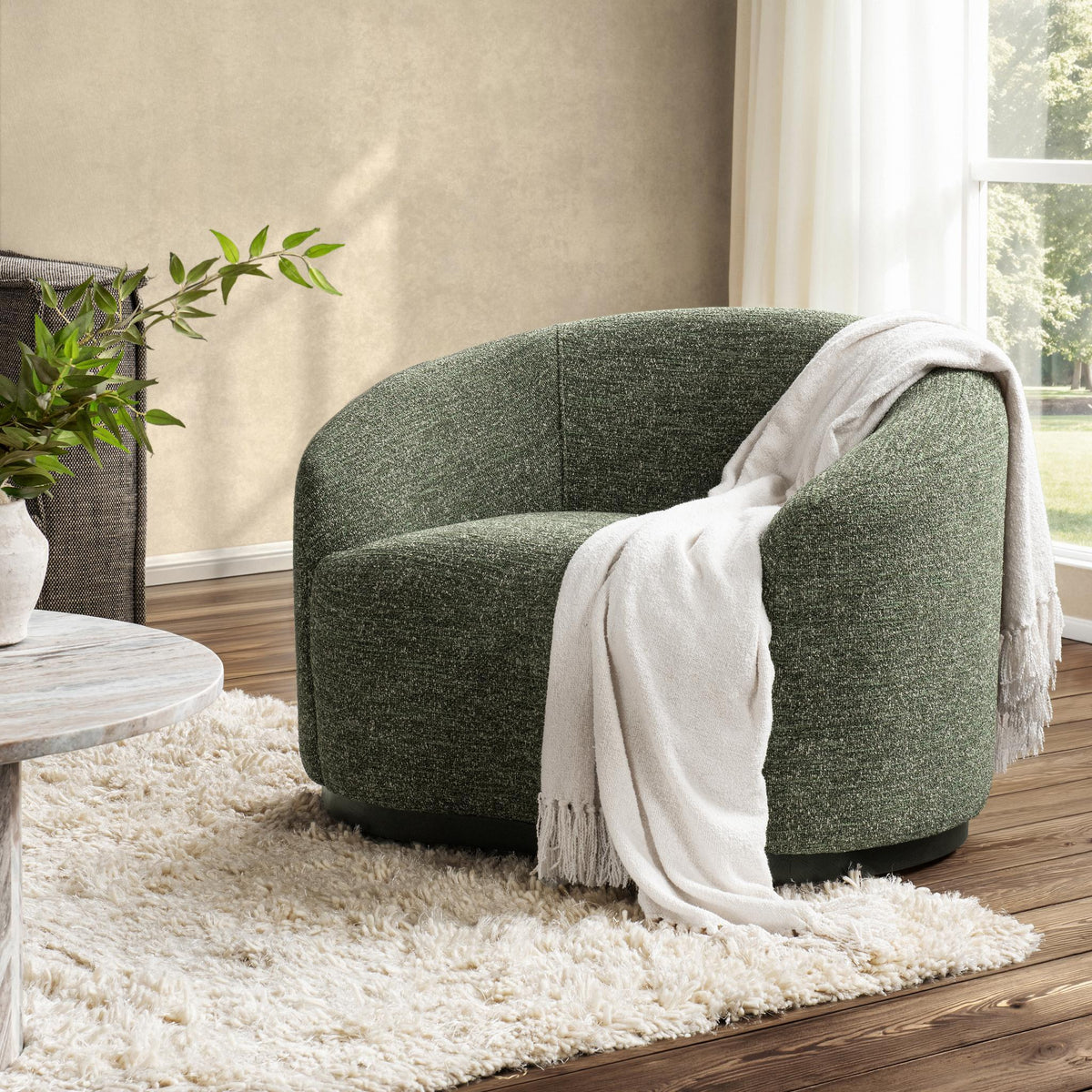 Beverly Swivel Chair by Classic Home at Eve Furniture