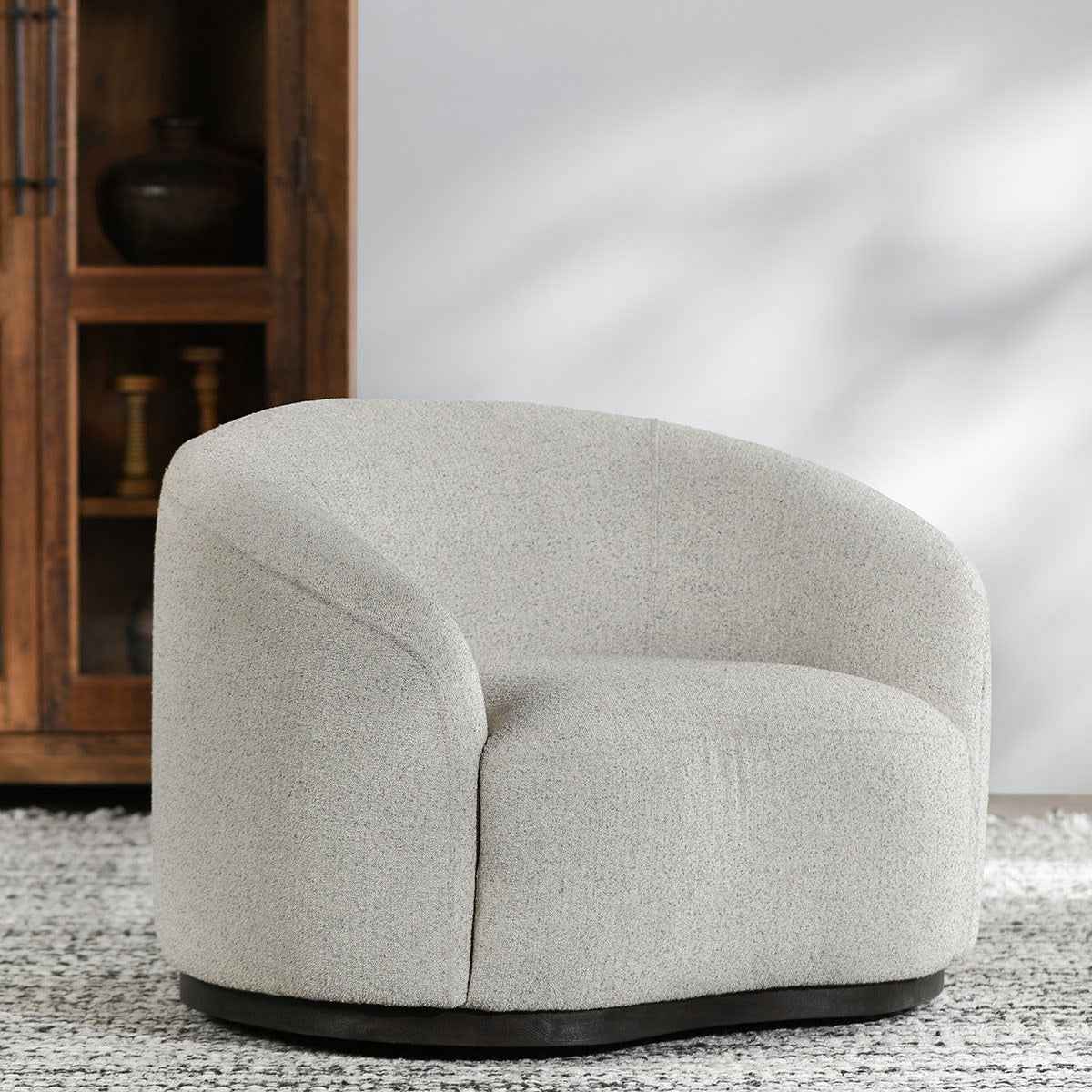 Beverly Swivel Chair - Coastal Breeze by Classic Home at Eve Furniture