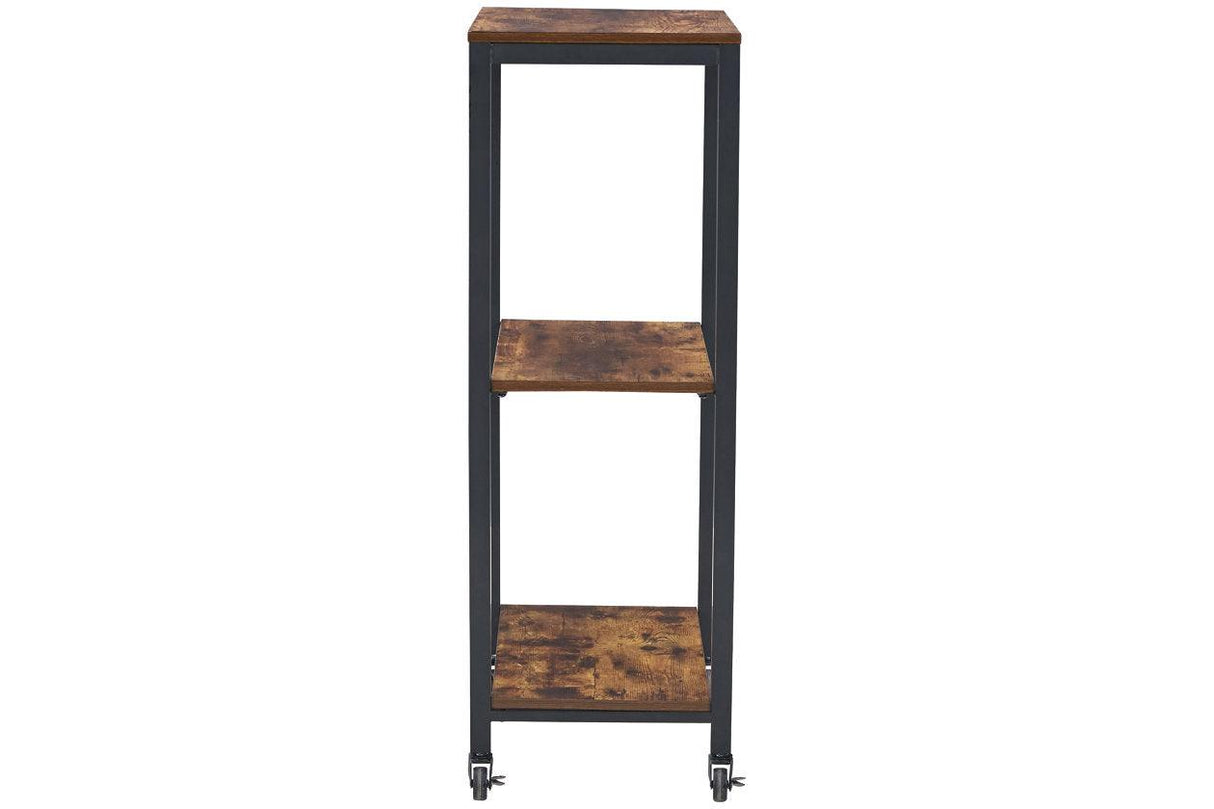 Bevinfield Brown/Black Bar Cart by Ashley at Eve Furniture
