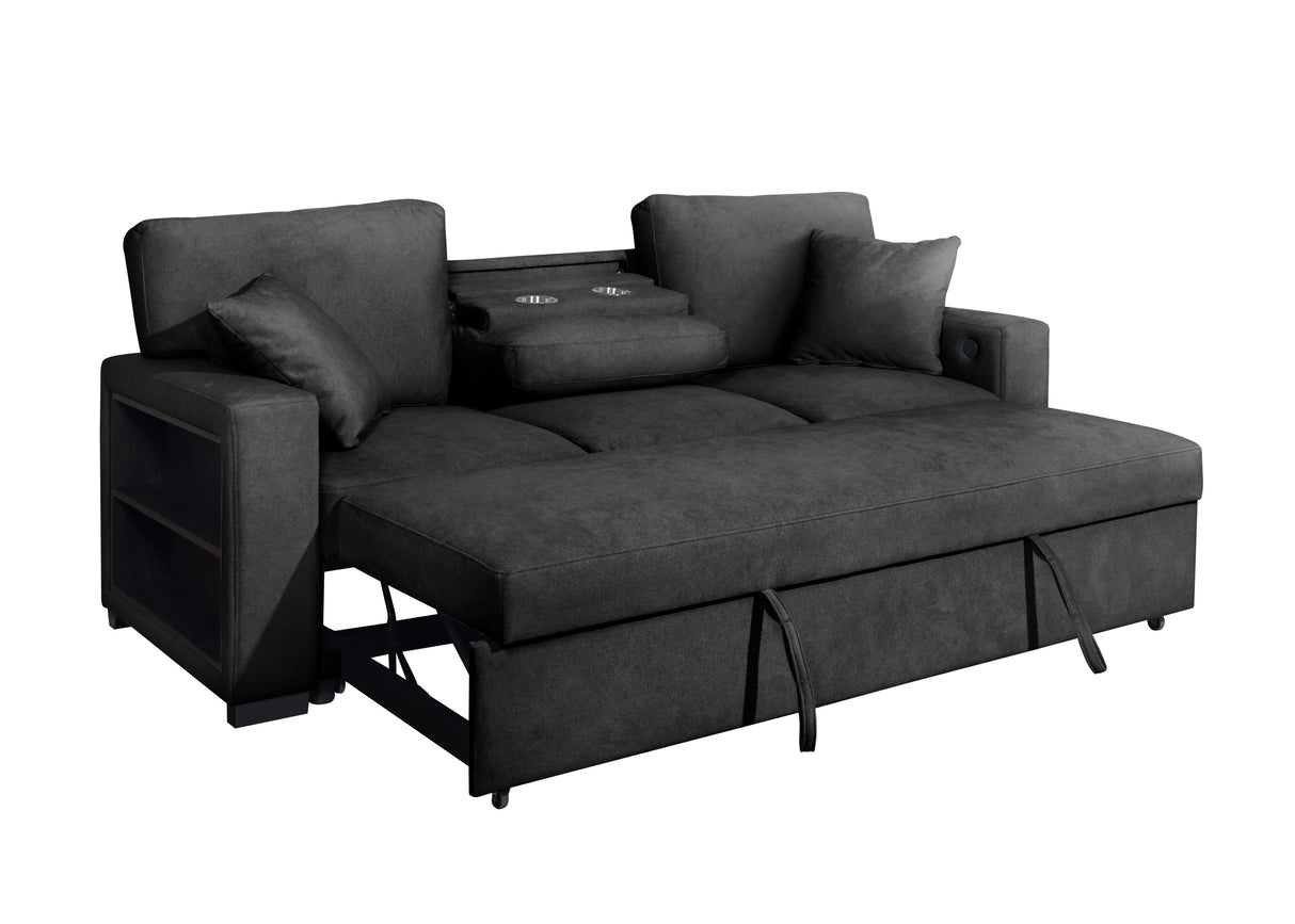Bexley Black Sofa and Loveseat by New Era Innovations at Eve Furniture