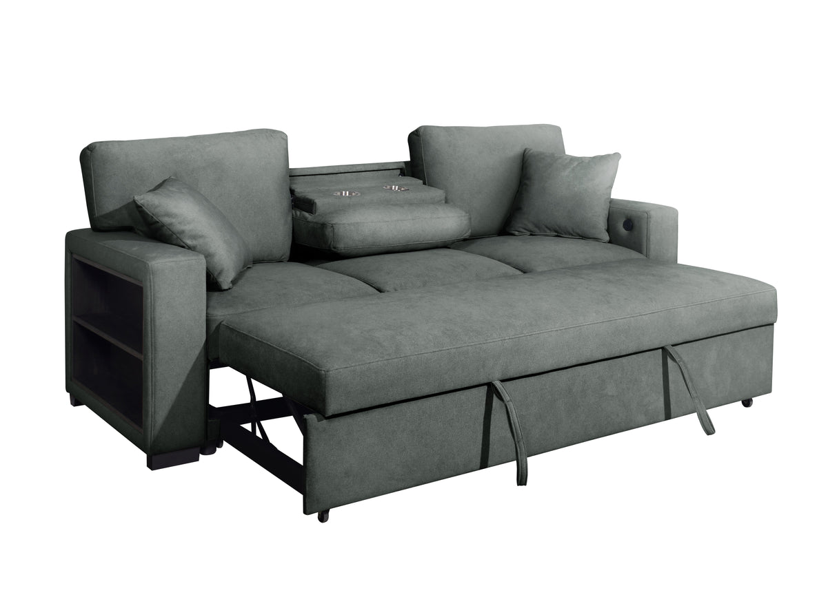 Bexley Grey Sofa and Loveseat by New Era Innovations at Eve Furniture