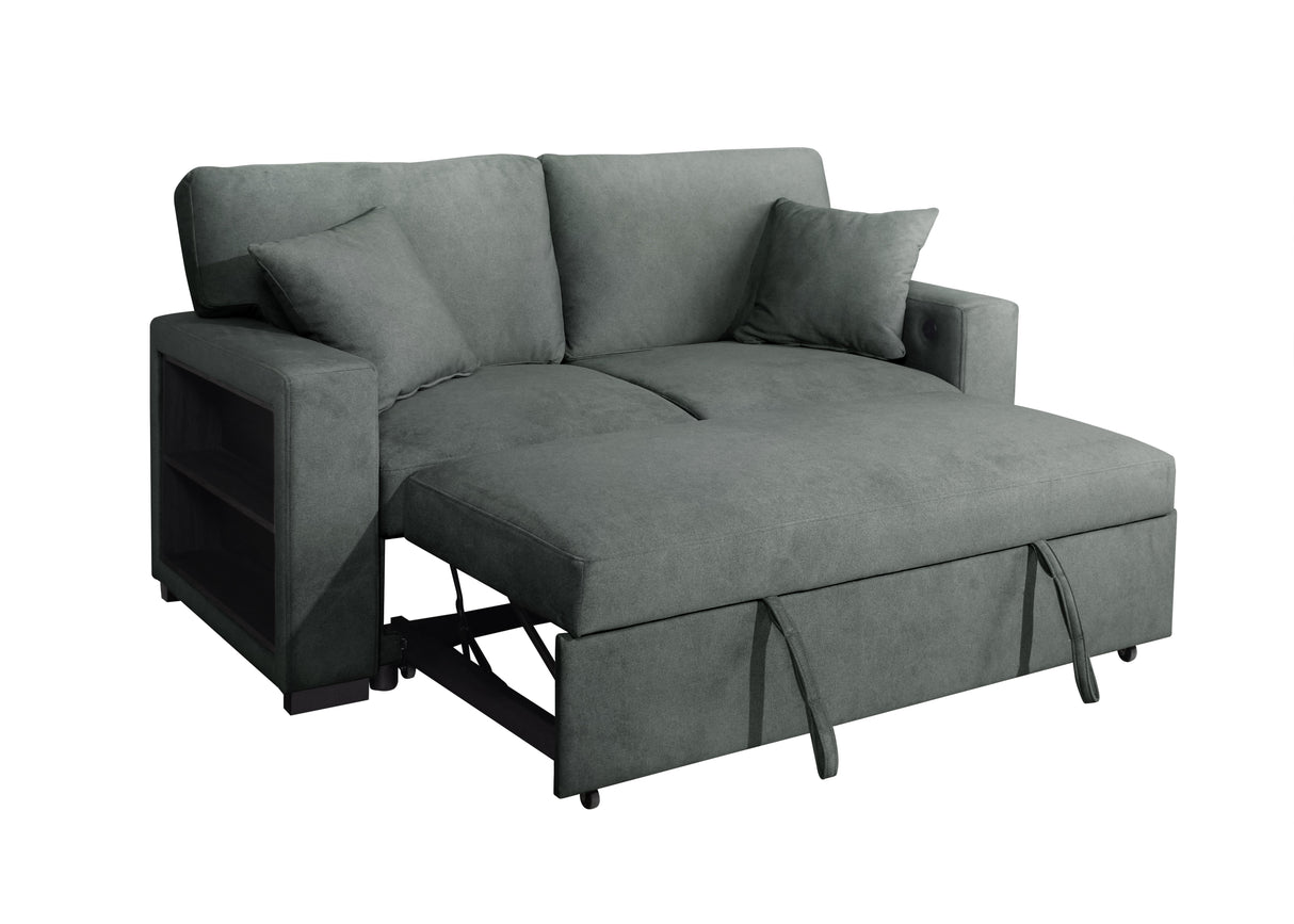 Bexley Grey Sofa and Loveseat by New Era Innovations at Eve Furniture
