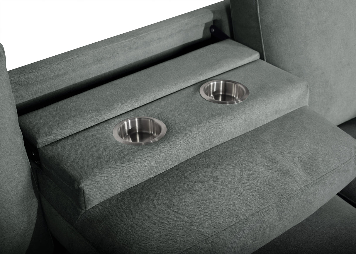 Bexley Grey Sofa and Loveseat by New Era Innovations at Eve Furniture