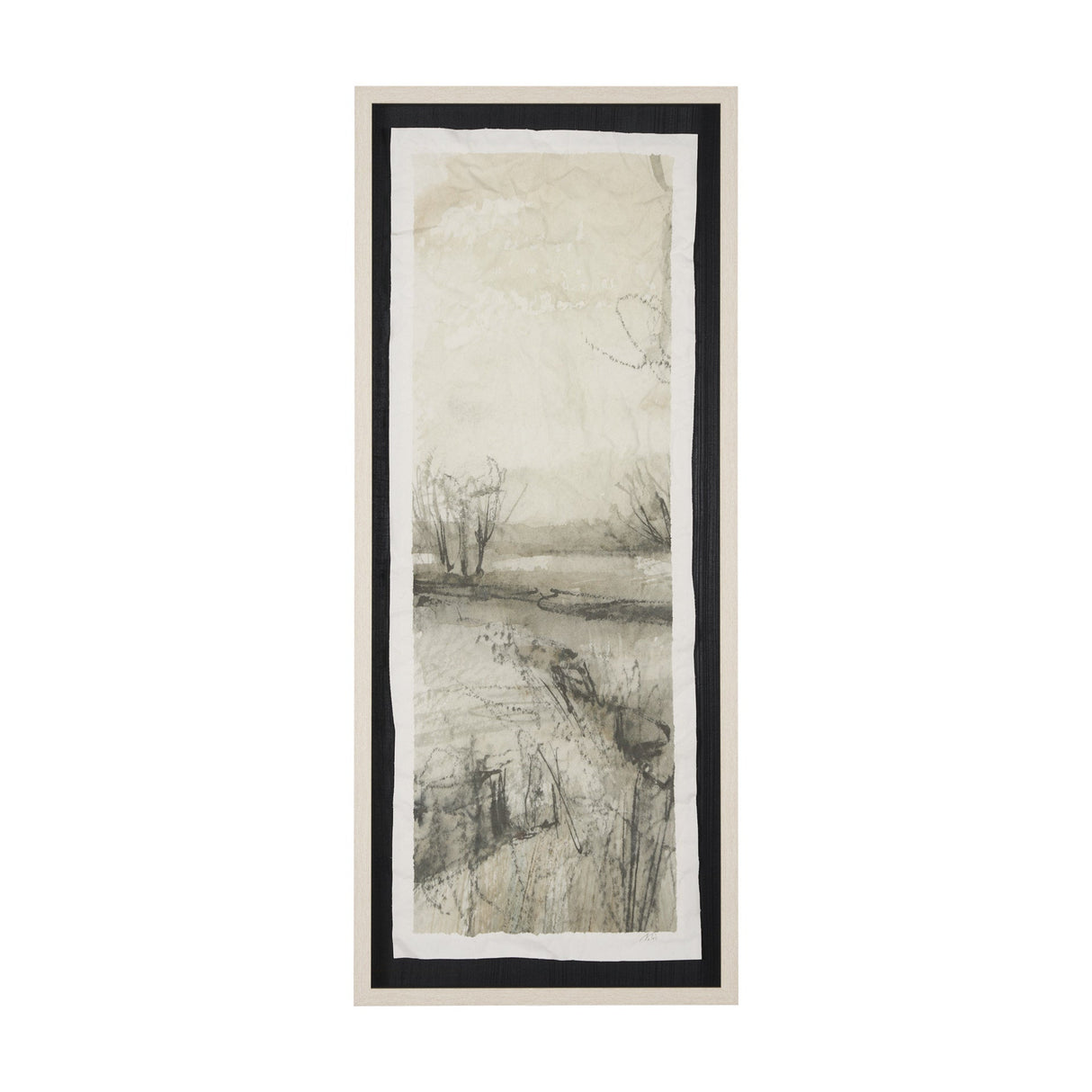 Beyond the Rain I by Mercana Studio a Hand Embellished Framed Art Print Matted under Glass by Mercana at Eve Furniture