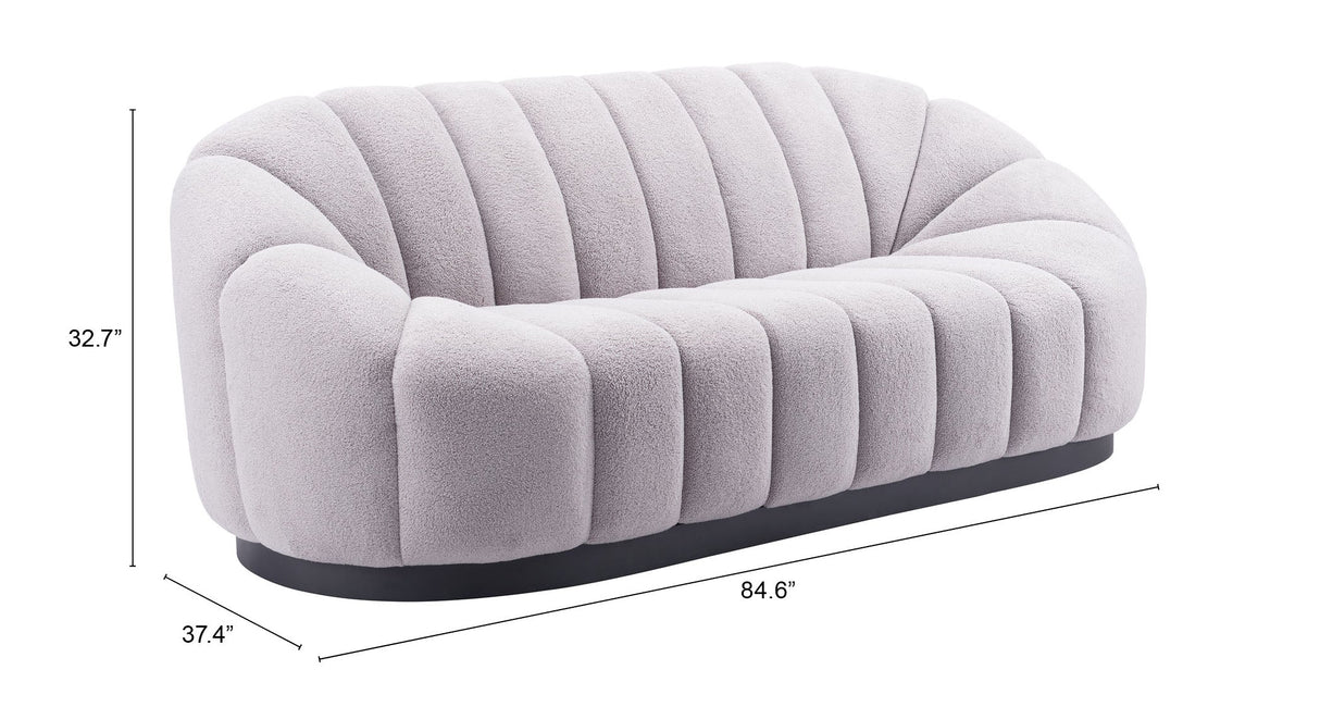 Bhutan Light Gray Sofa by Zuomod at Eve Furniture